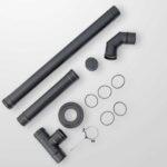 Kit Installazione per Stufe a Pellet 2026 in Acciaio e Acciaio Verniciato (10 colori) - immagine 4